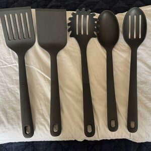 Target Black Cooking Utensil Set